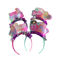 Barbie Dream Together Birthday Headbands 4ct