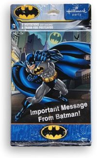 DC Batman Party Invitations 16ct