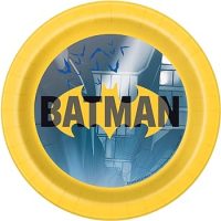 DC Batman Party Round Plates 8ct