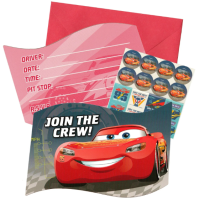 Disney Pixar Cars 3 Invitation 32ct