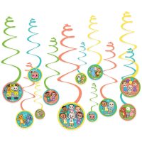 Cocomelon Swirl Decorations 12ct