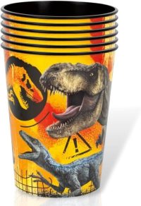 Jurassic World T-Rex Party Cups 9oz 8ct