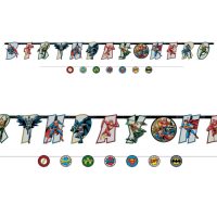 DC Justice League Jumbo Banner Kit 9ft 2ct