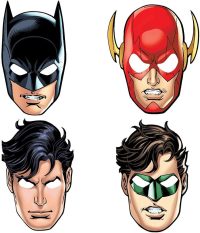 DC Justice League Party Masks 8ct