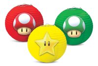 Super Mario Brothers Paper Lanterns 3ct