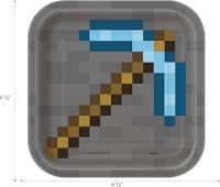 Mojang Minecraft Party Square Plates 7" 8ct