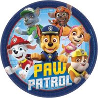 Paw Patrol Party Round Plates 7" 8ct