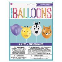 Safari Balloon Decoration Kits 4ct