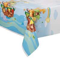 Noah's Ark Baby Shower Plastic Tablecloth