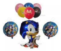 SEGA Sonic Metalic Balloons Kit 5ct