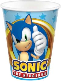 SEGA Sonic "The Hedgehog" Party Cups 9oz 8ct