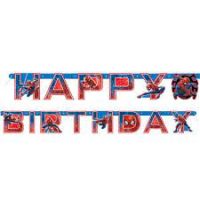 Marvel Spider-Man Happy Birthday Banner 6.4ft 1ct