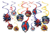 Marvel Spider-Man Webbed Wonder Swirl Decorations Kit 12ct