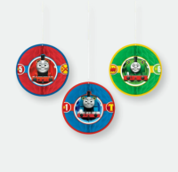 Thomas All Aboard Honeycomb Decorations 3ct