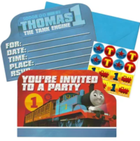 Thomas & Friends Party Invitations 32ct