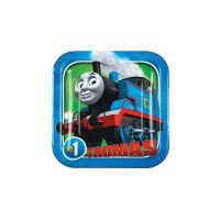 Thomas & Friends Party Square Plates 7" 8ct