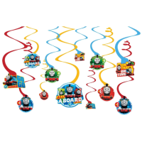 Thomas All Aboard Swirl Decorations Kit 12ct