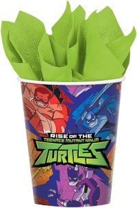 TMNT Turtles Party Cups 9oz 8ct