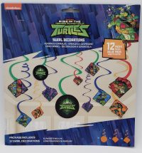 TMNT Turtles Swirl Decorations Kit 12ct